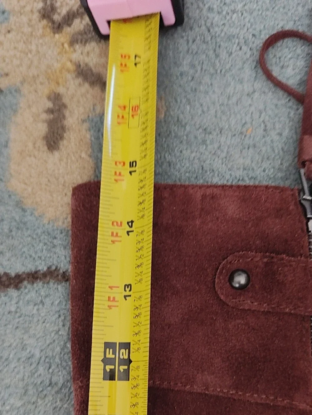 Brown Suede Knee-High Women’s Boots